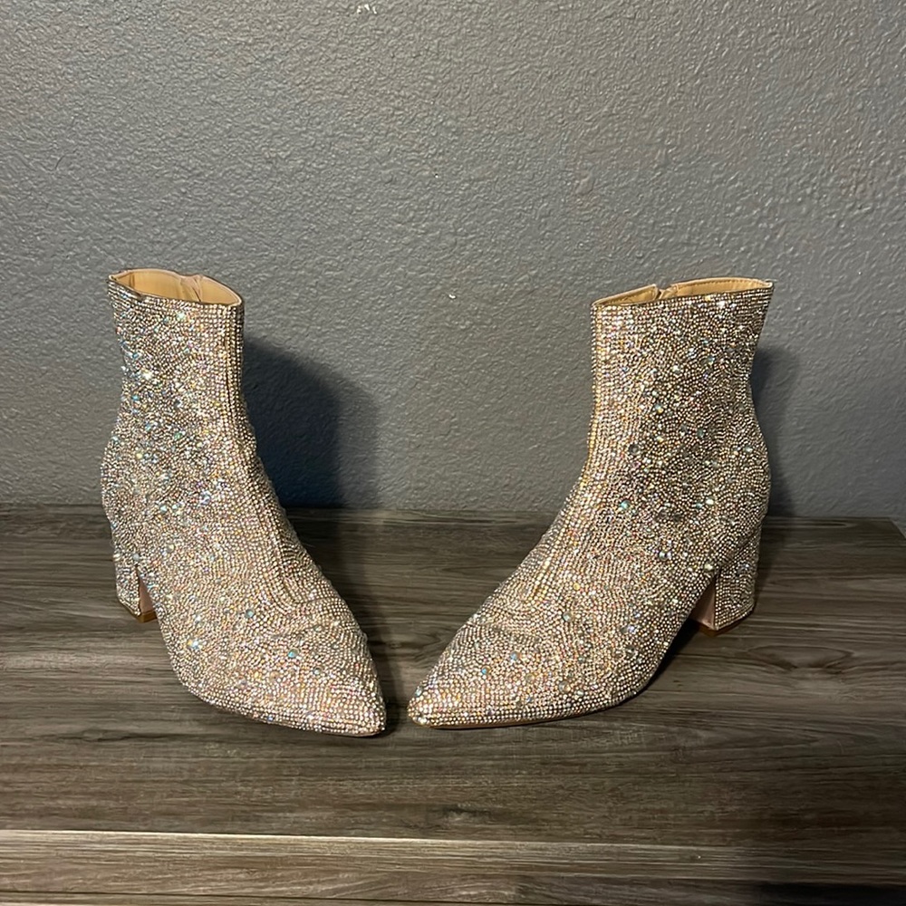 Sequin booties